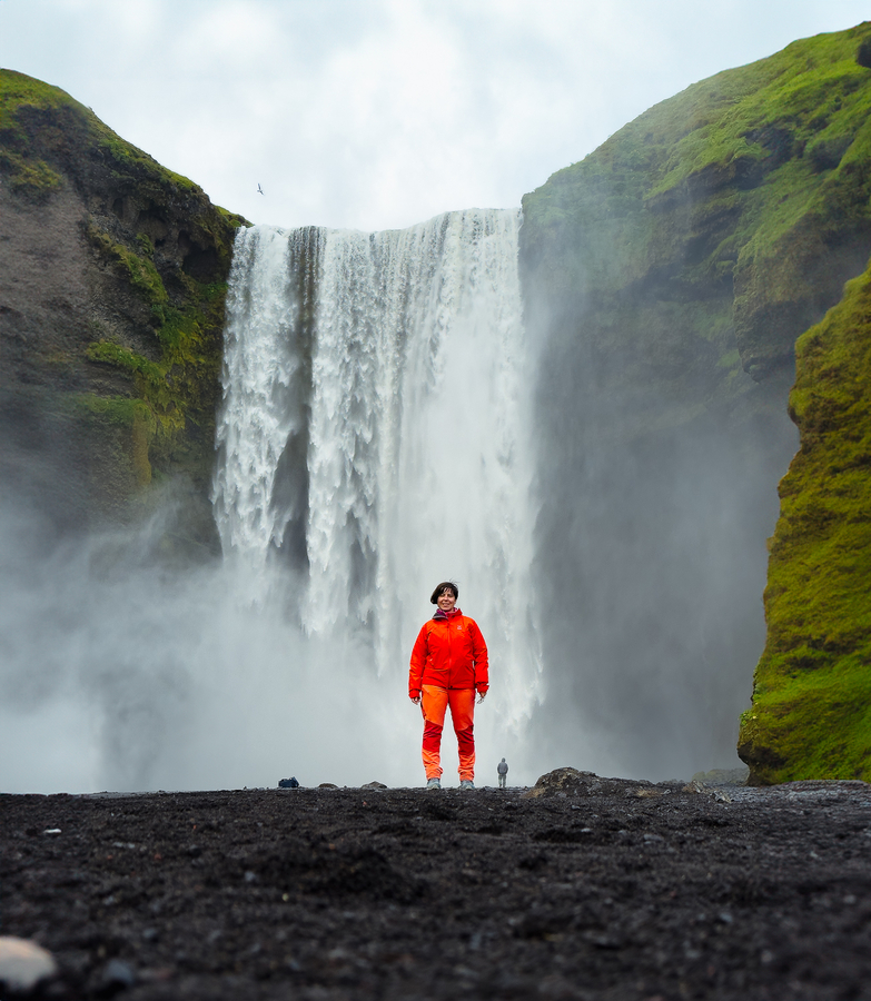Catarata Skogafoss en Islandia