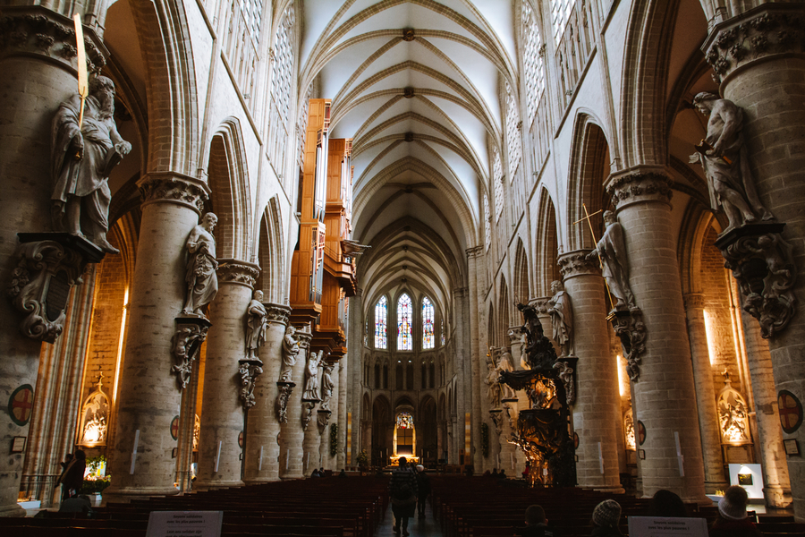 Catedral de San Miguel y Santa Gudula en Bruselas