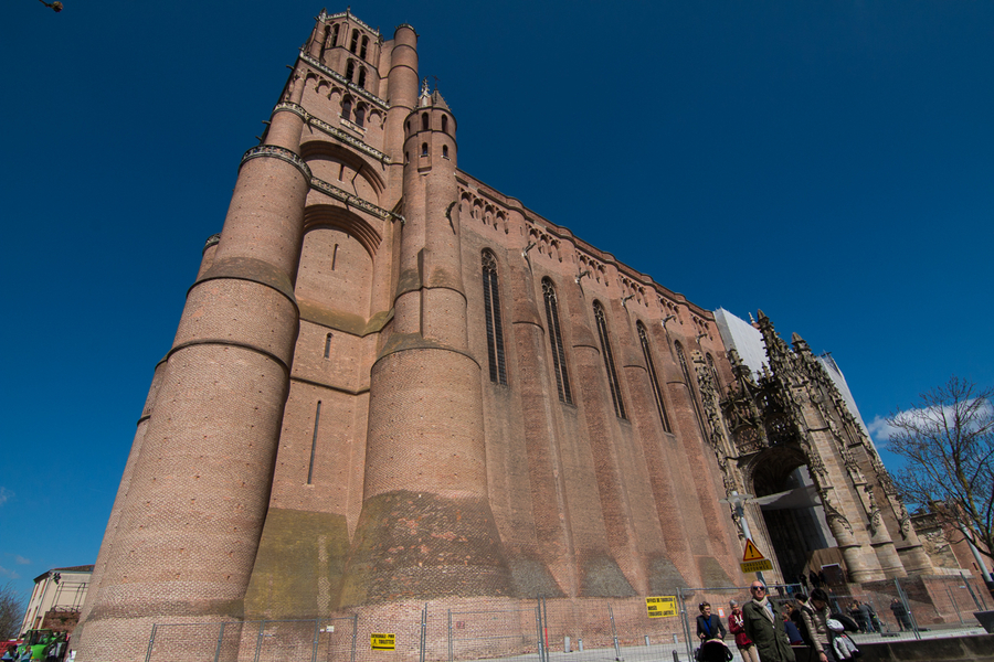 Catedral de Albi con su entrada gotica