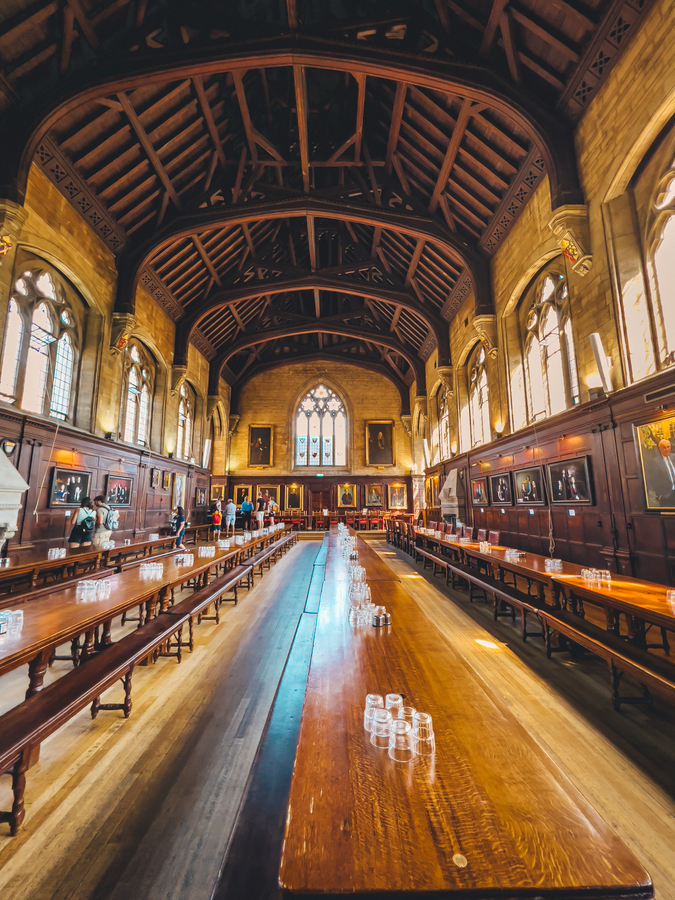 Comedor del Balliol College de Oxford