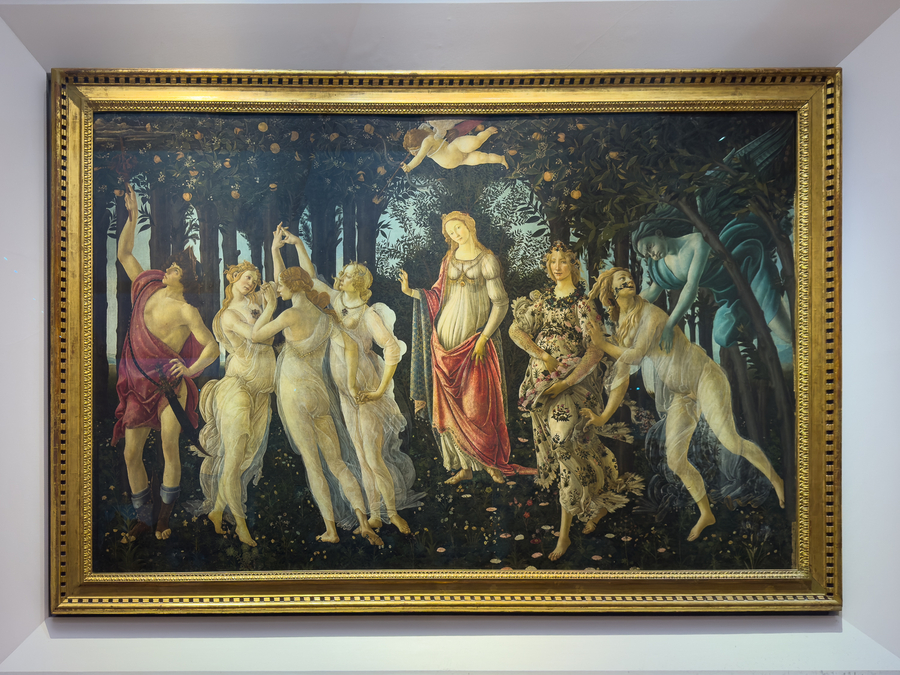 Comentar cuadros de la galeria de los Uffizi con la niña