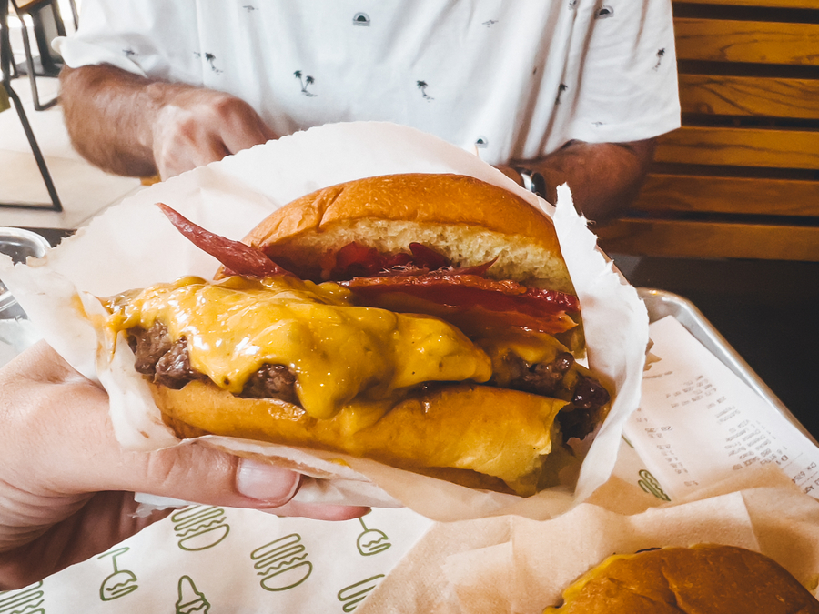 Comer en Londres - Shake Shack