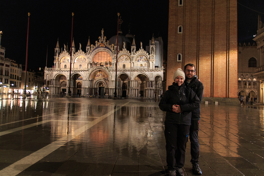 Comete el mundo en Venecia Visitando Venecia inundada