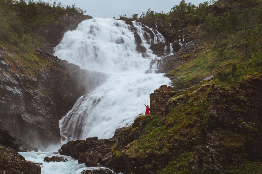 Como moverse por Noruega tren de Flam