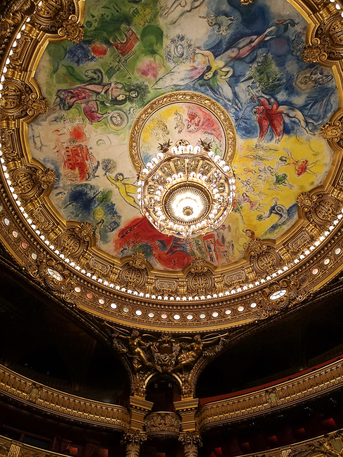 Cúpula de la Opera Garnier Paris Cúpula de la Opera Garnier en mi ruta de París en 3 días