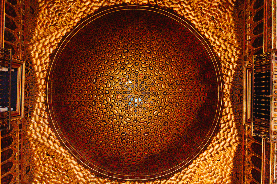 Cúpula Salón de los embajadores Alcázar de Sevilla