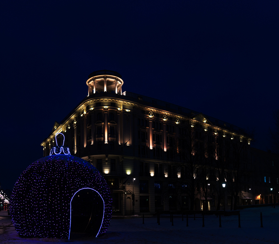 Decoracion navideÃ±a Ruta Real de Varsovia