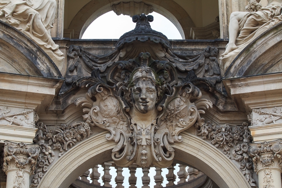 Detalles del Zwinger en Dresde Detalles del Zwinger en Dresde