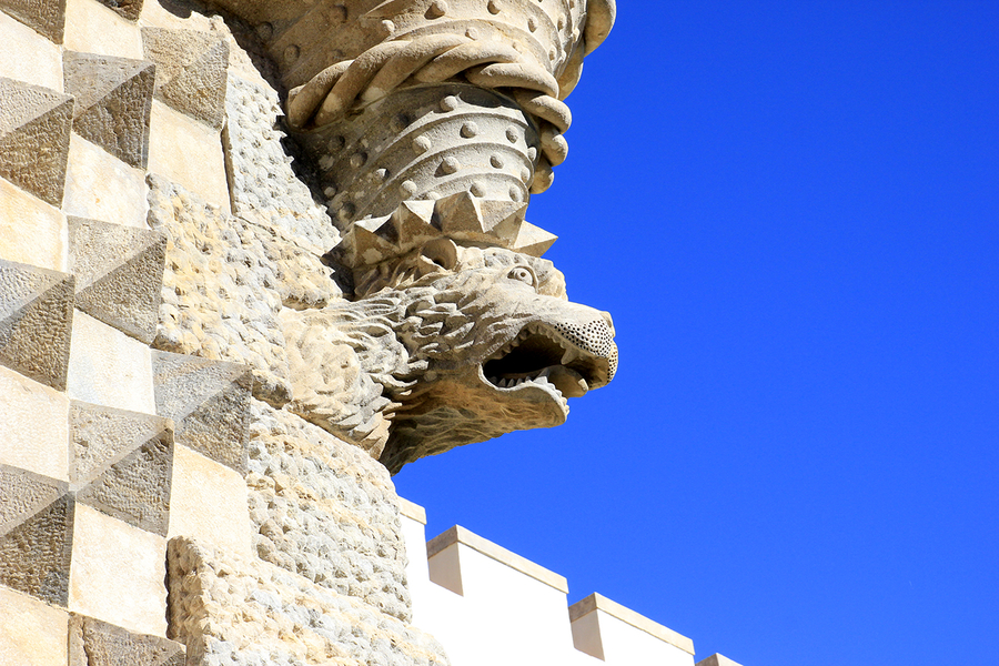Detalles del Palacio da Pena en Sintra Detalles del Palacio da Pena en Sintra