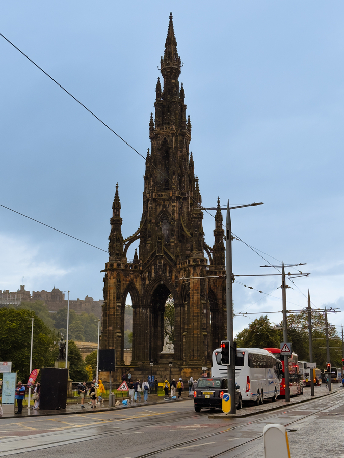 Dia nublado en Edimburgo