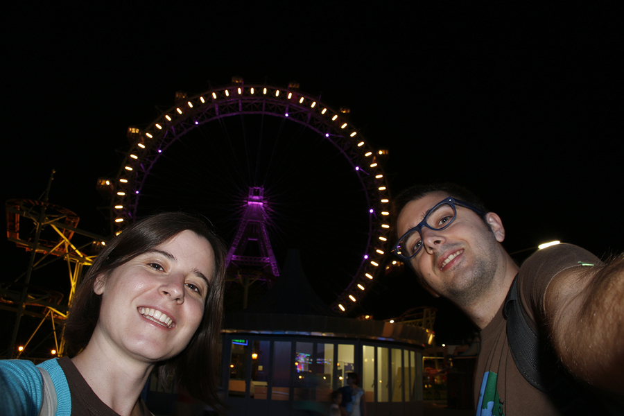 Disfrutando en el Prater Disfrutando en el Prater