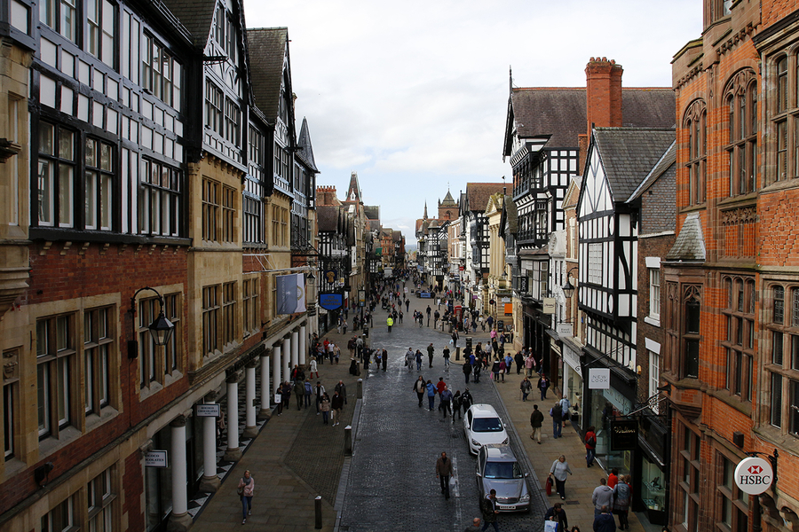 East Gate Street en Chester East Gate Street en Chester