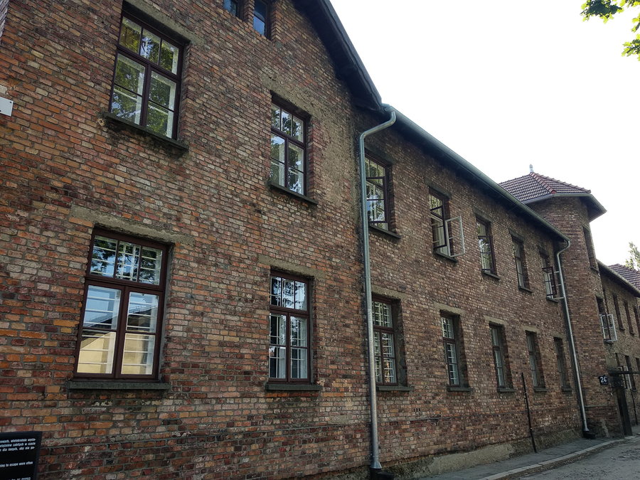 edificios auschwitz