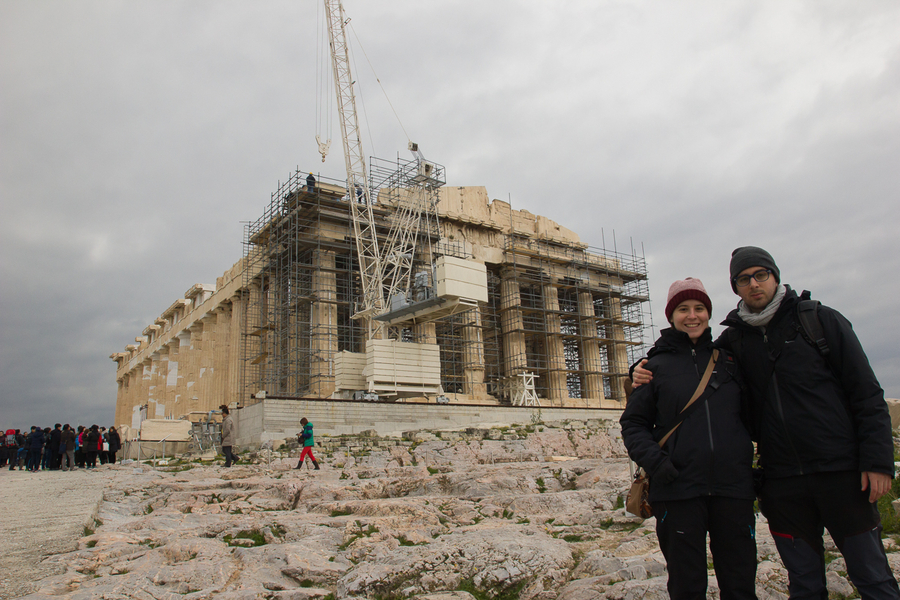 El Partenon de Atenas y sus interminables obras El Partenon de Atenas y sus interminables obras