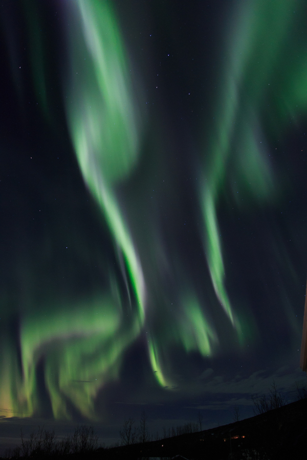 Aurora boreal en movimiento Aurora boreal en movimiento