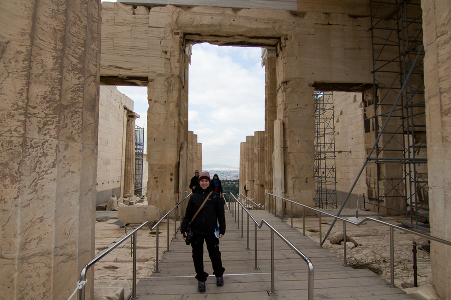 Entrada al Acropolis Entrada al Acropolis