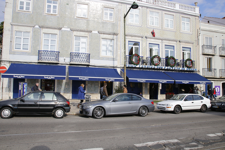 Entrada pasteleria de Belem