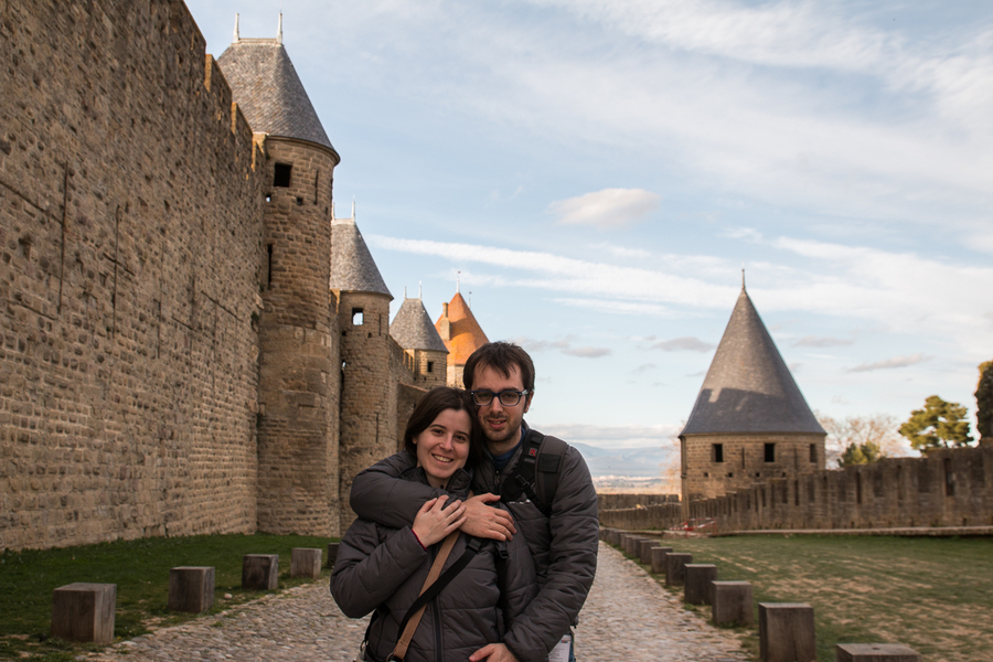 Entre las dos murallas de Carcassone