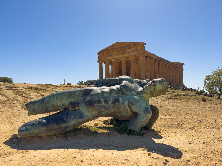 Escultura en Agrigento