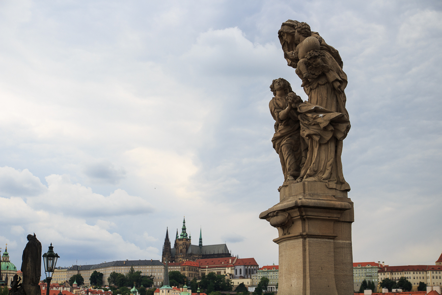 Estatua de Santa Ana en Praga Estatua de Santa Ana en Praga
