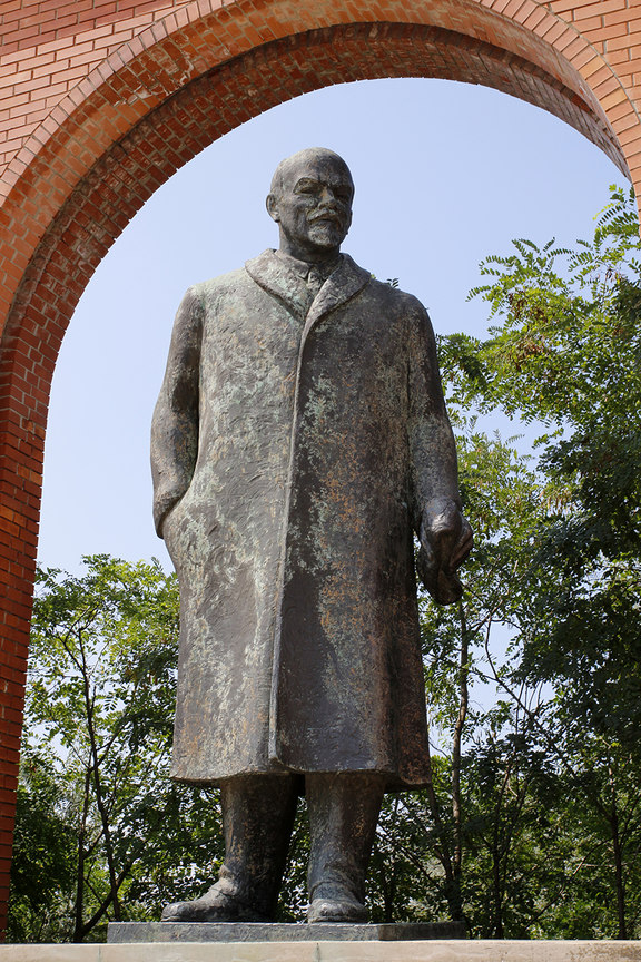 Estatua de Lenin en el Memento Park Estatua de Lenin en el Memento Park