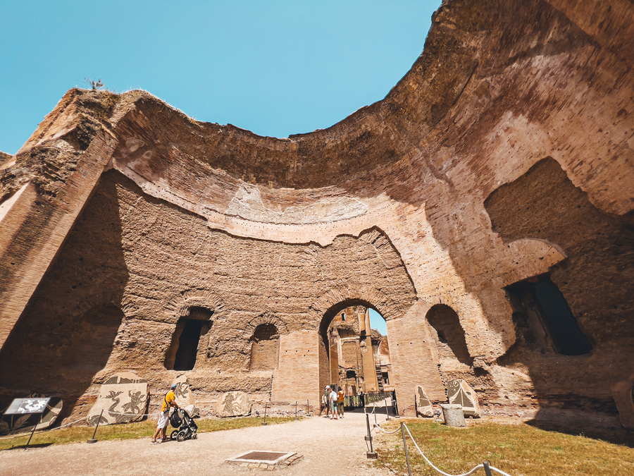 Estructura termas de Caracalla