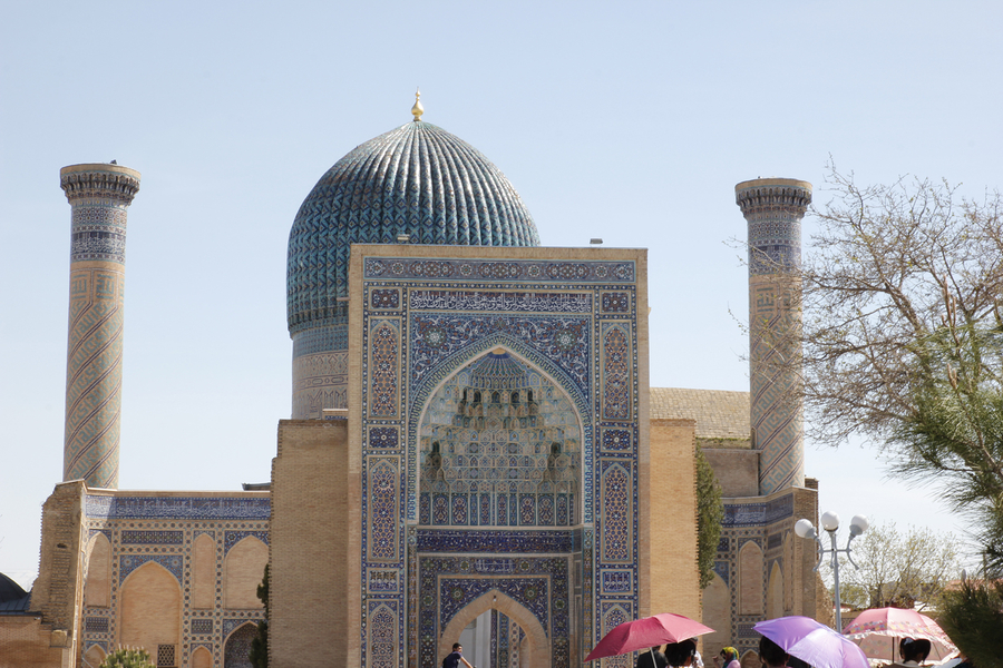 Exterior del Mausoleo de Gur-e Amir