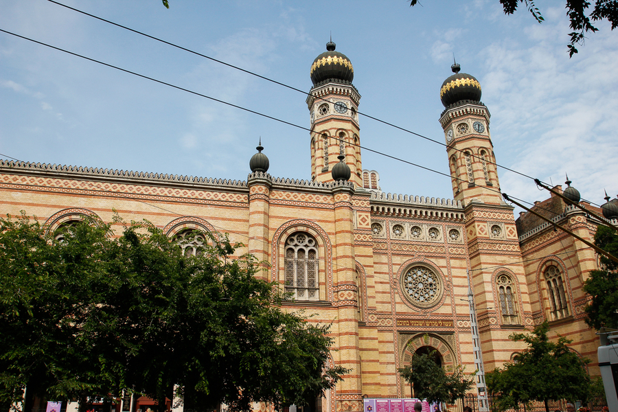 Fachada de la Gran Sinagoga de Budapest Fachada de la Gran Sinagoga de Budapest