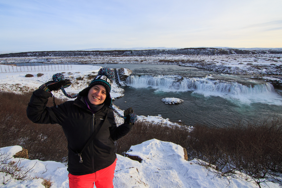Faxifoss en ruta por el circulo dorado de Islandia