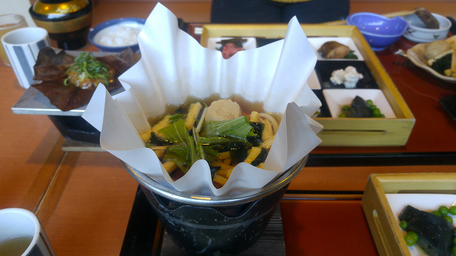 Fideos para desayunar en Japon