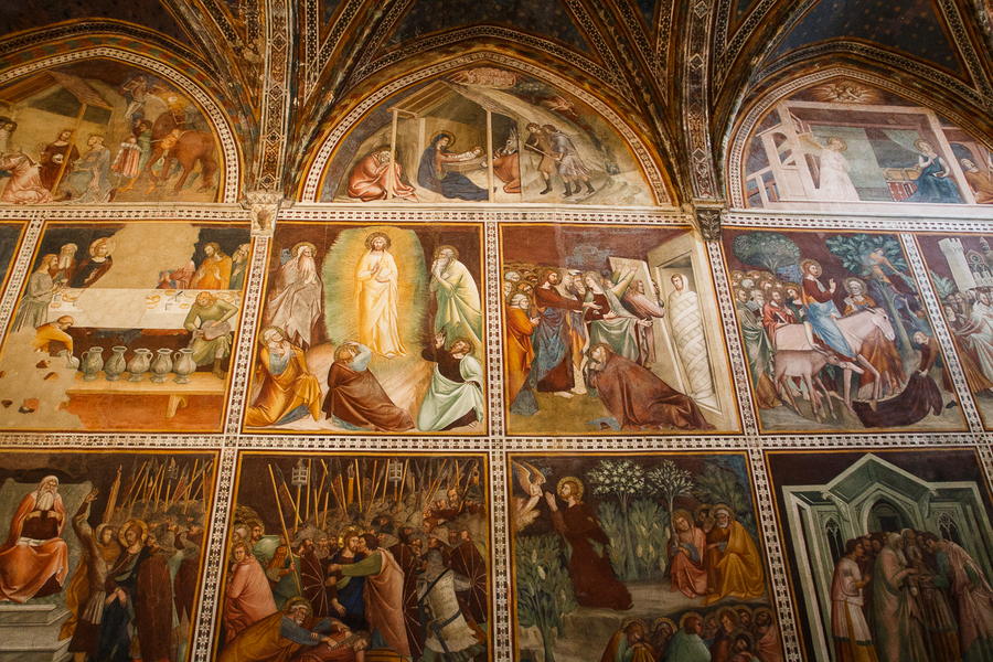 Frescos duomo de San Gimignano Frescos duomo de San Gimignano
