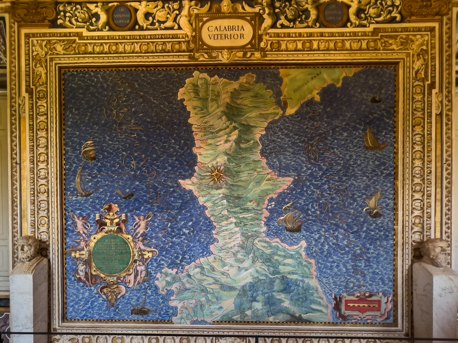 Galeria de los mapas en los Museos Vaticanos