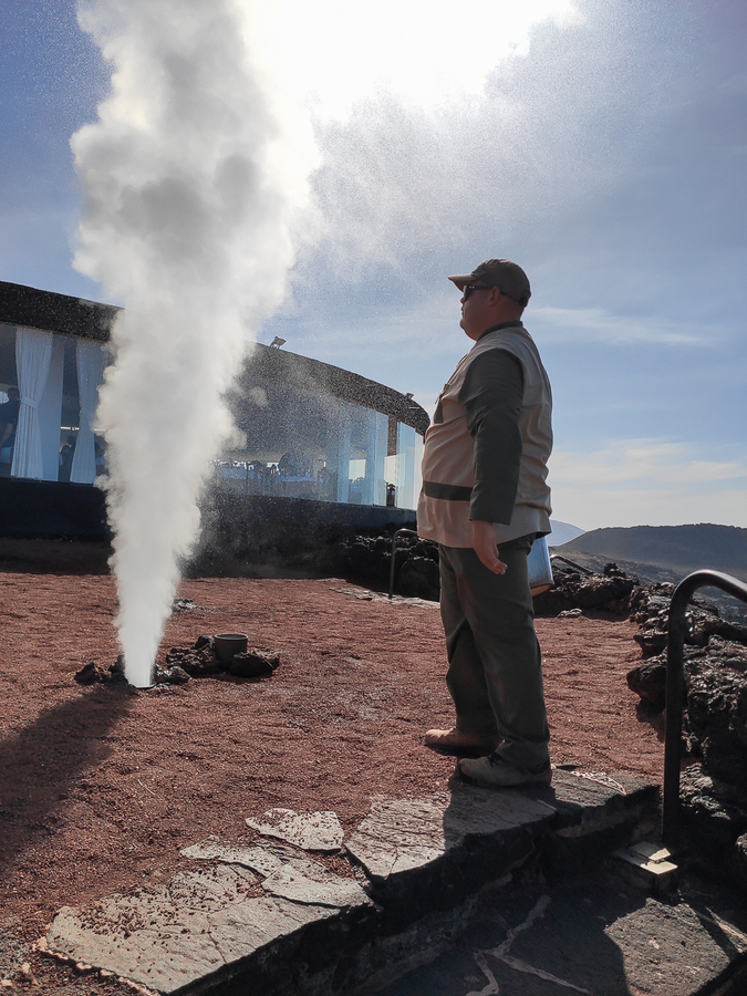 Geysir Timanfaya Geysir Timanfaya