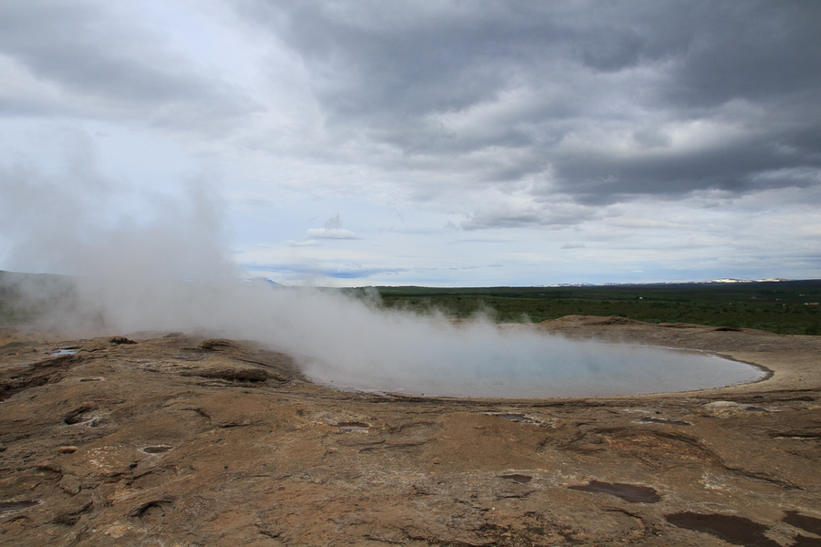 Geysir en el circulo dorado de Islandia