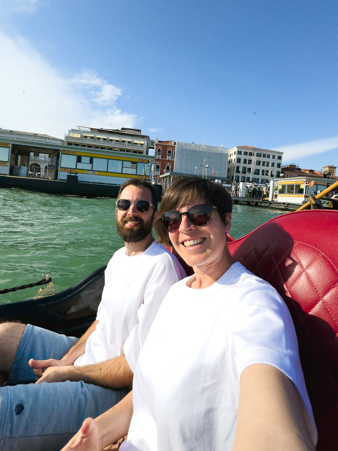 Gondola por el gran canal