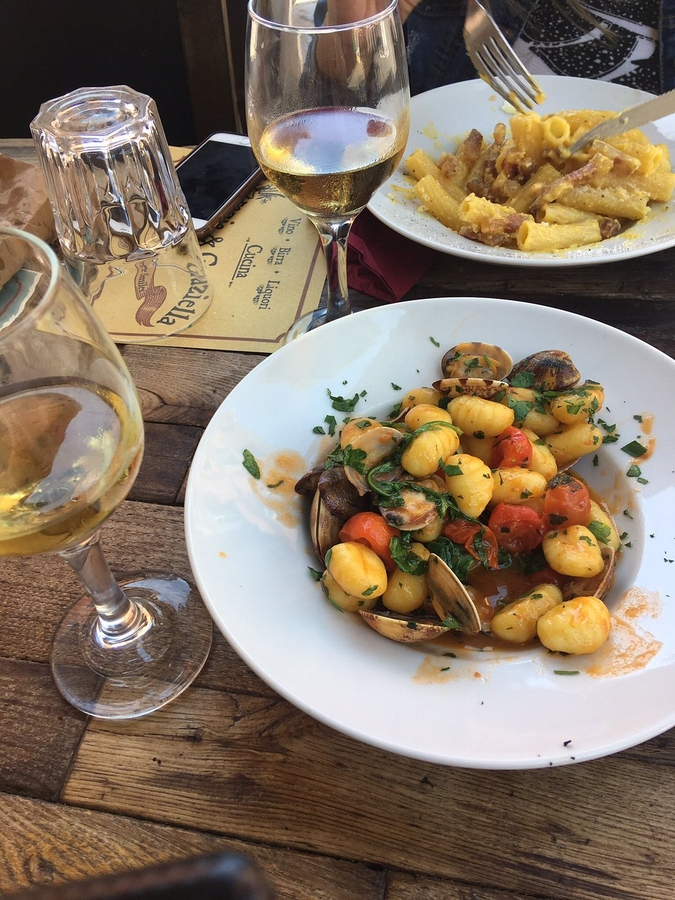 Grazia e Graziella donde comer en Roma
