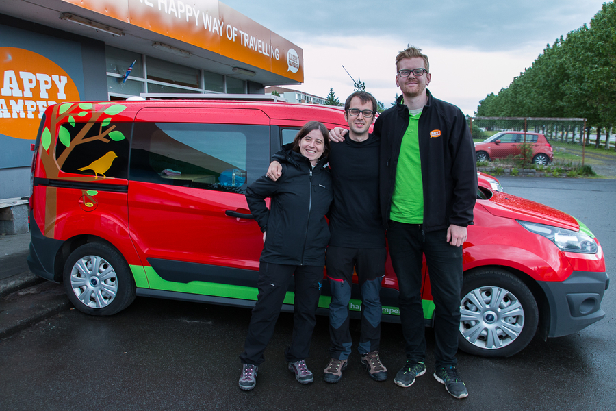 Happy Campers Islandia furgoneta Happy Campers Islandia furgoneta