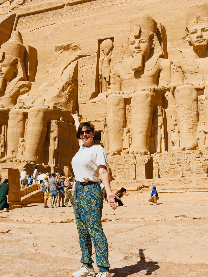 Henar en Abu Simbel