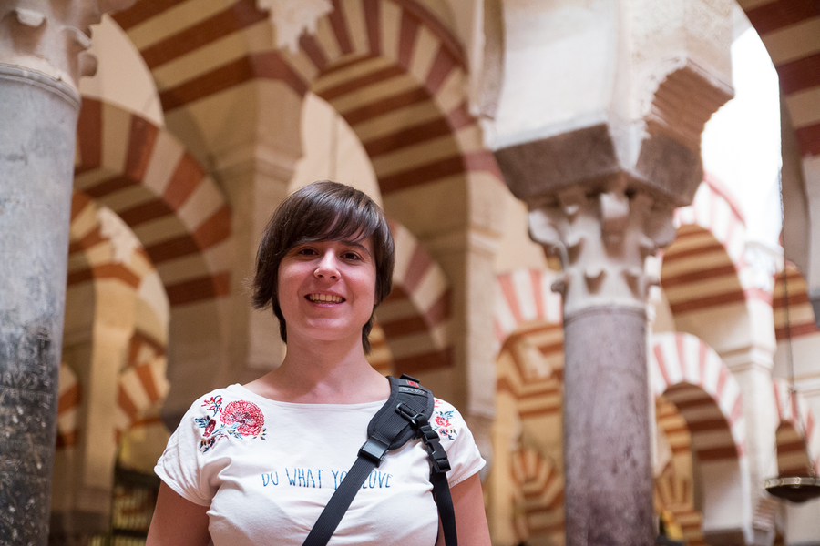 Henar en la mezquita de Cordoba Henar en la mezquita de Cordoba