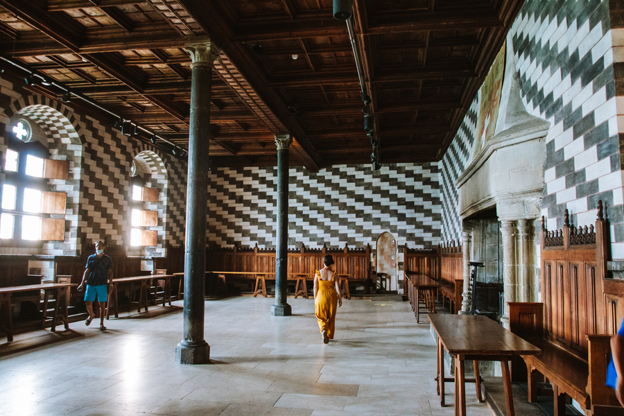 Interior del Castillo de Chillon