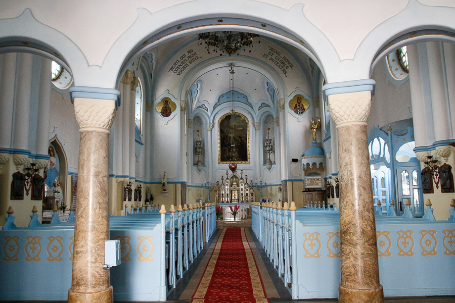 Interior Iglesia azul Bratislava Interior Iglesia azul Bratislava