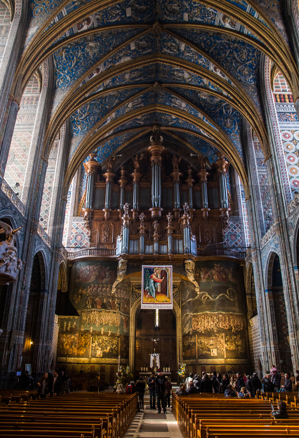 Interior de la catedral de Albi