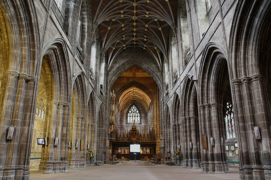 Interior de la Catedral de Chester Interior de la Catedral de Chester