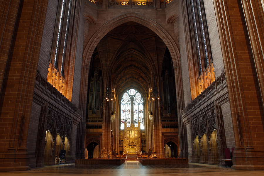 Interior de la Catedral de Liverpool