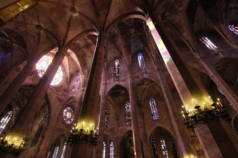 Interior de la Catedral de Mallorca
