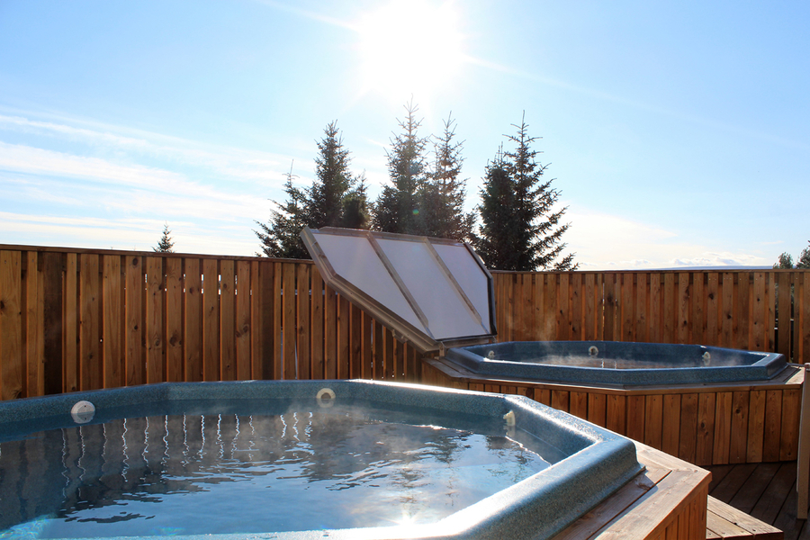 Hotel Eyvindará jacuzzi