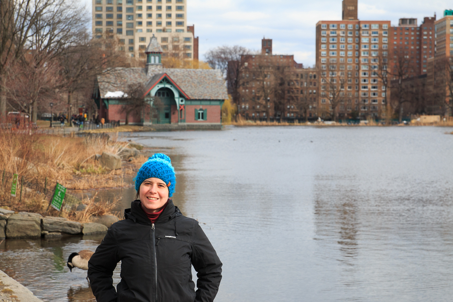 Lago en Central Park de Nueva York
