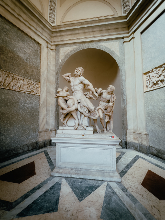 Laocoonte en los Museos Vaticanos