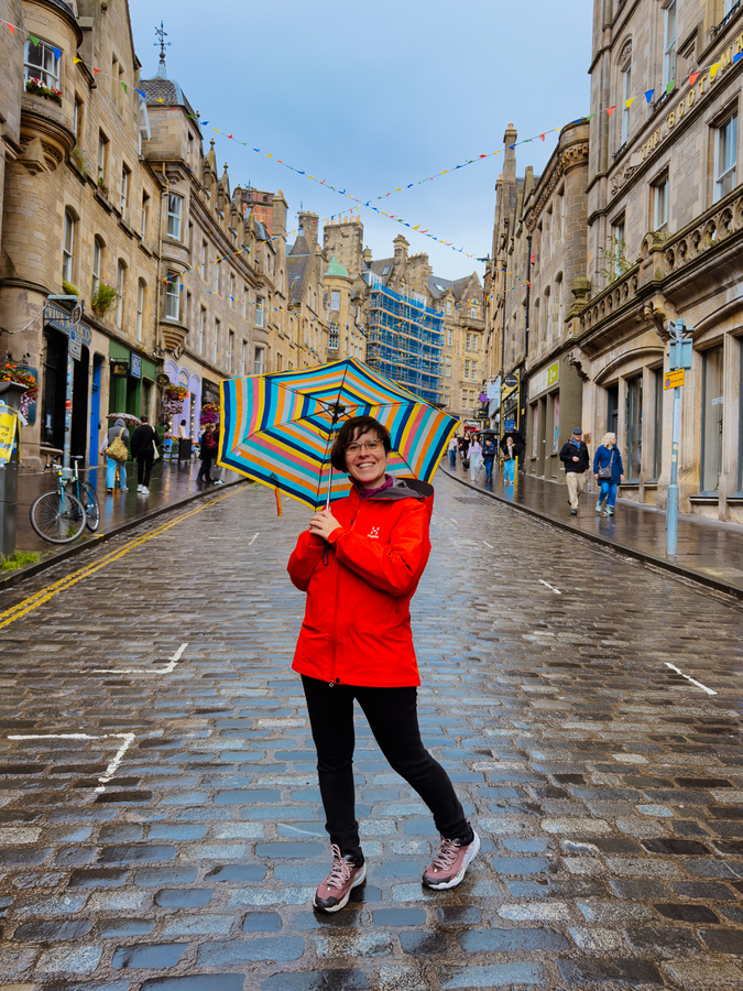 Lluvia en Edimburgo