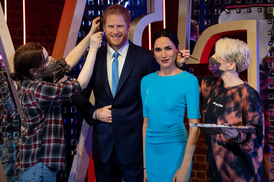 Madame Tussauds Megan y Harry